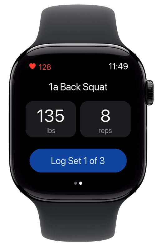 Ike on Apple Watch &mdash; log the set from your wrist
